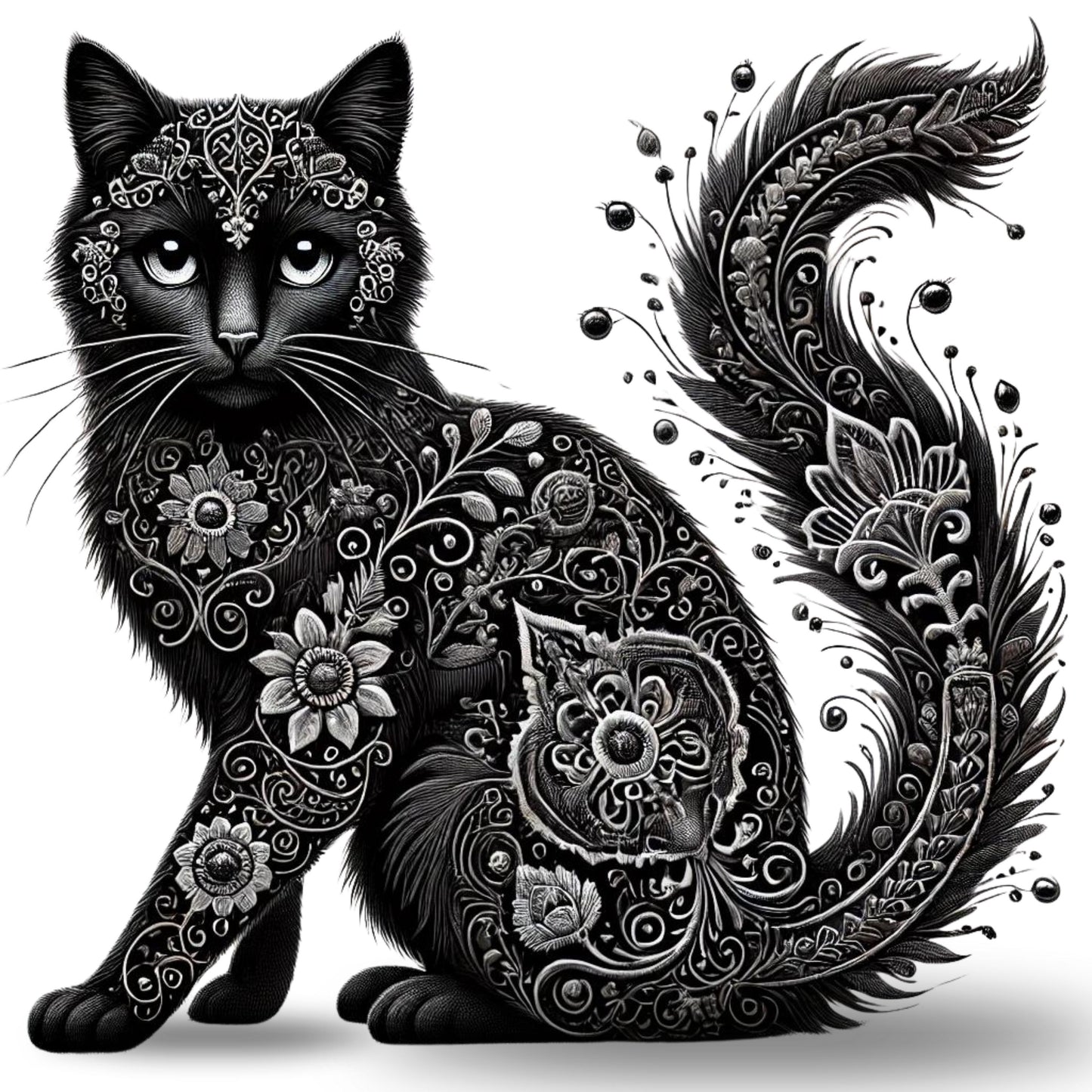 Whimsical Cats Clipart Bundle