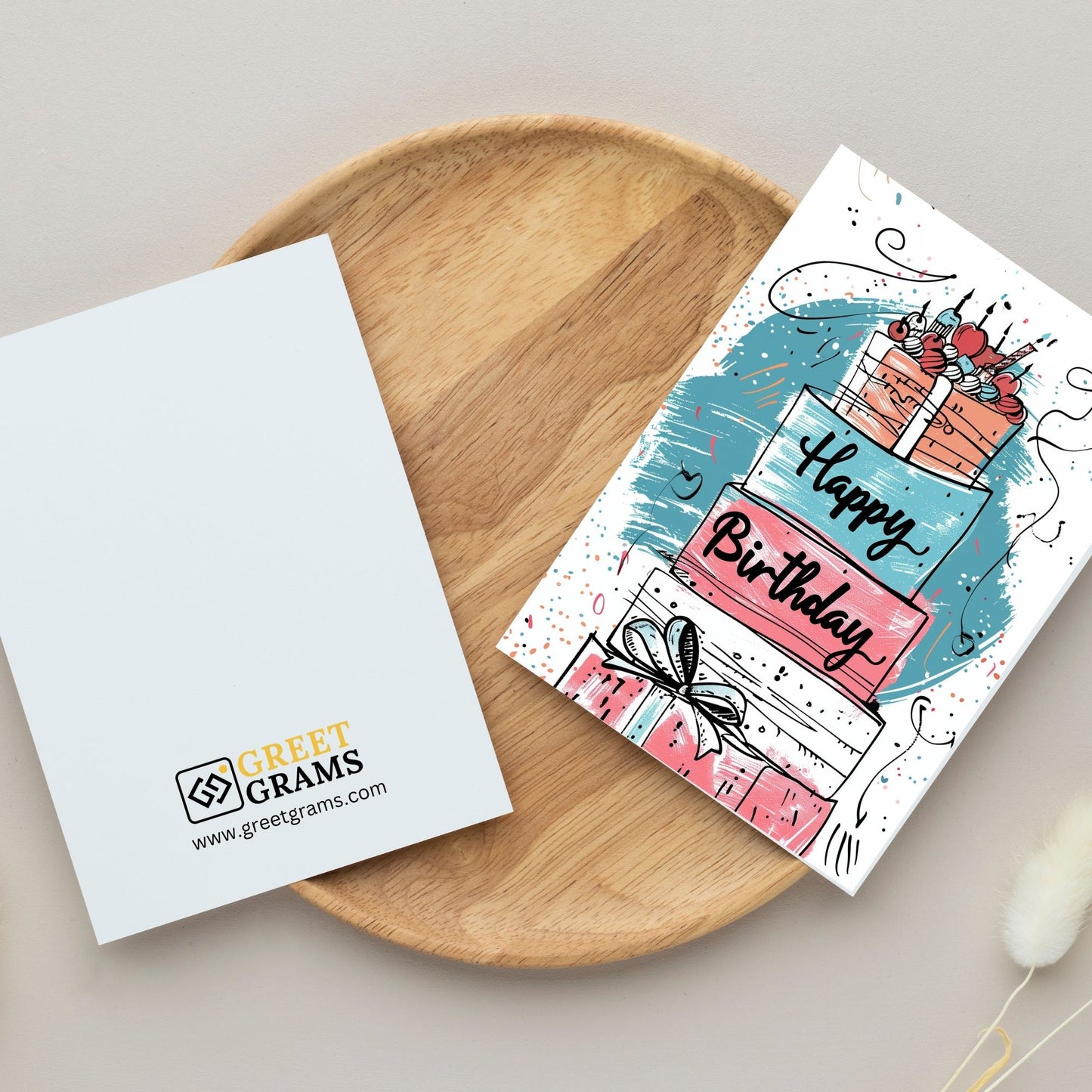 Extravaganza Cake Birthday  Card