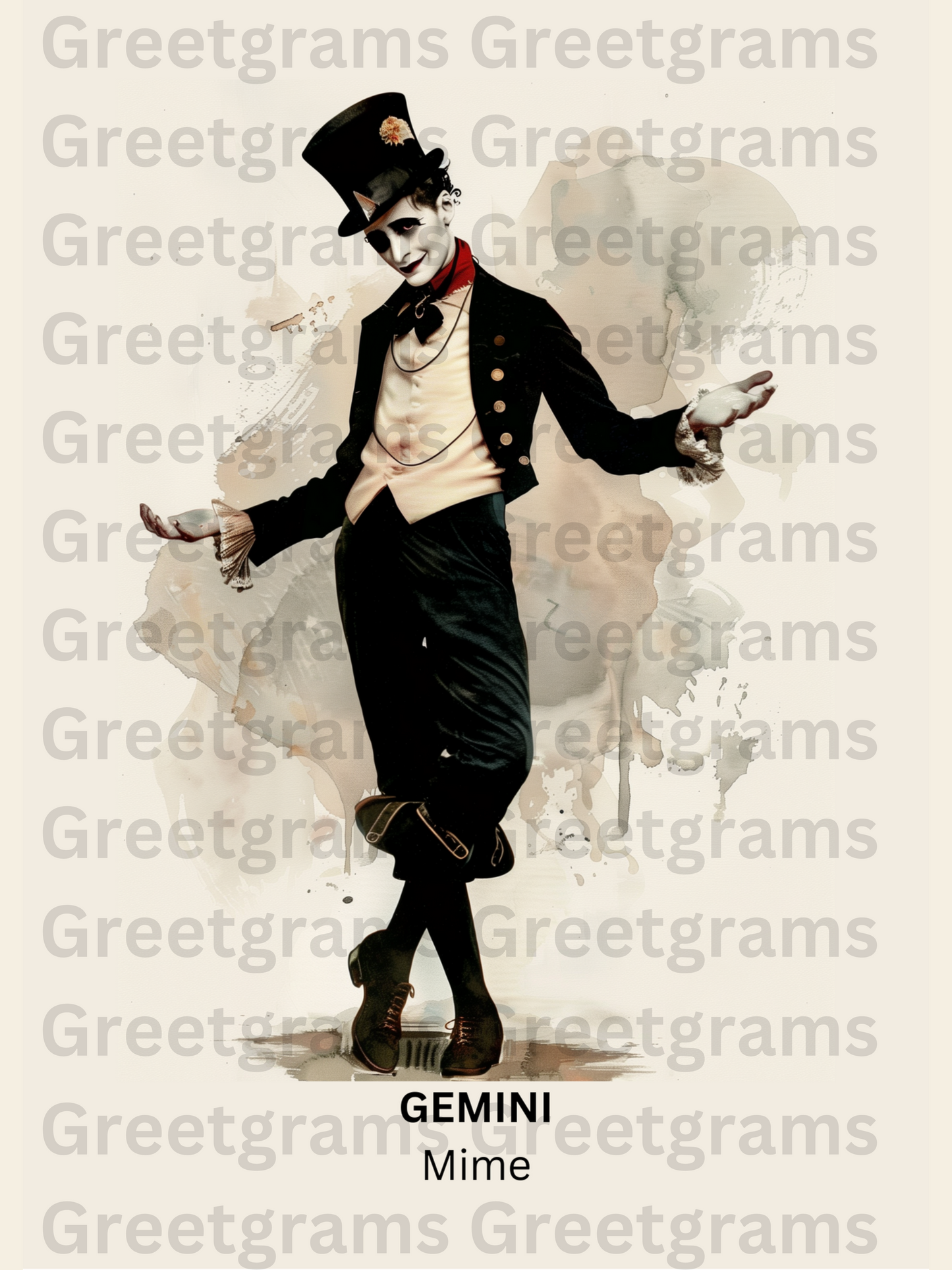 Printable Wall Art- Gemini Male Circus