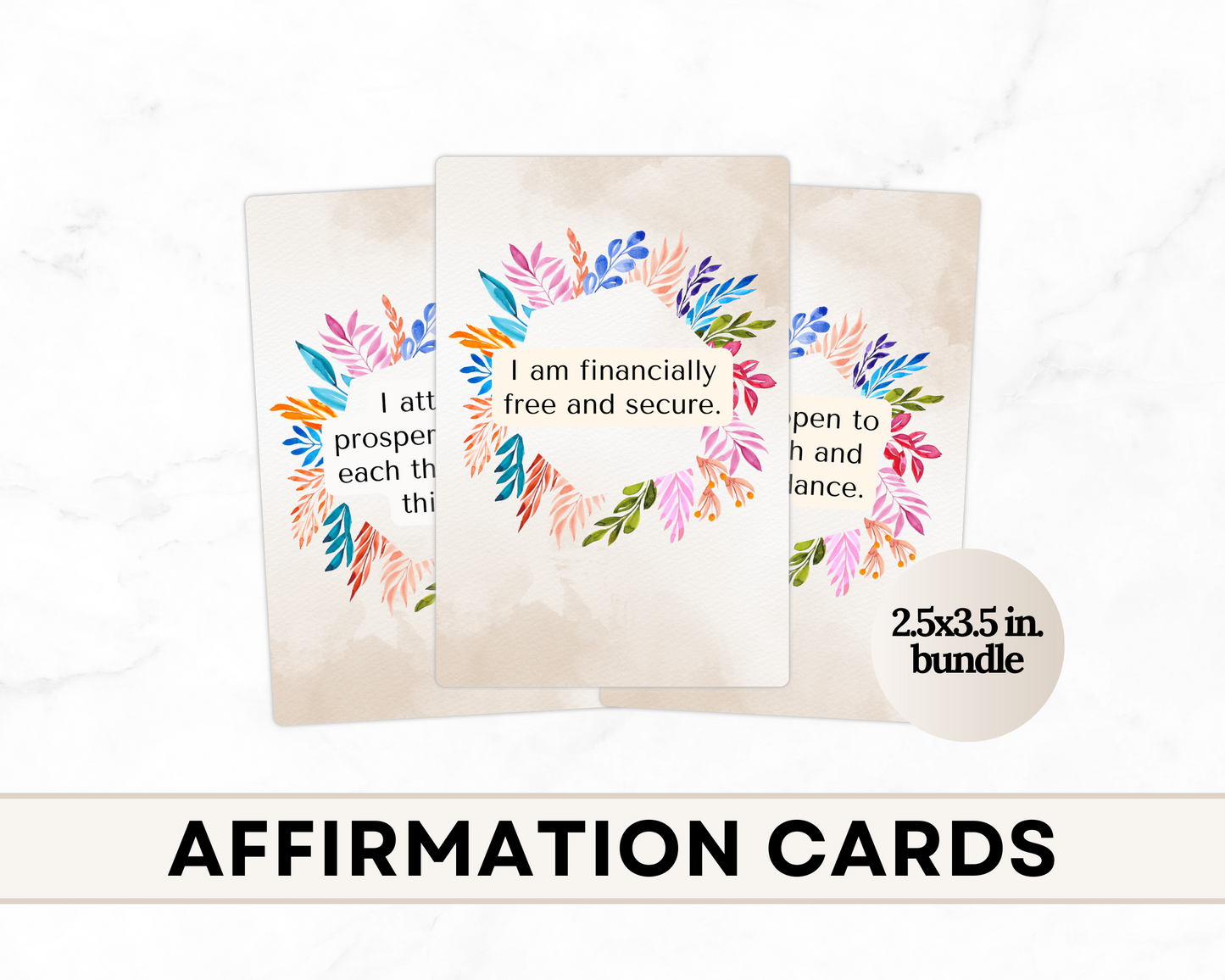 Speak Wealth - Affirmations Cards