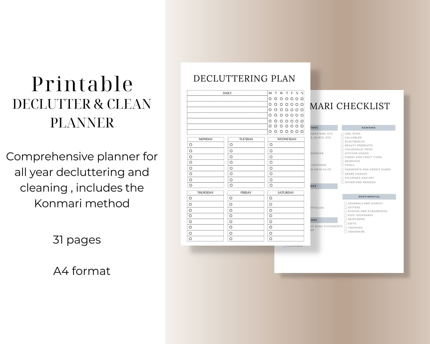 illustration of two pages