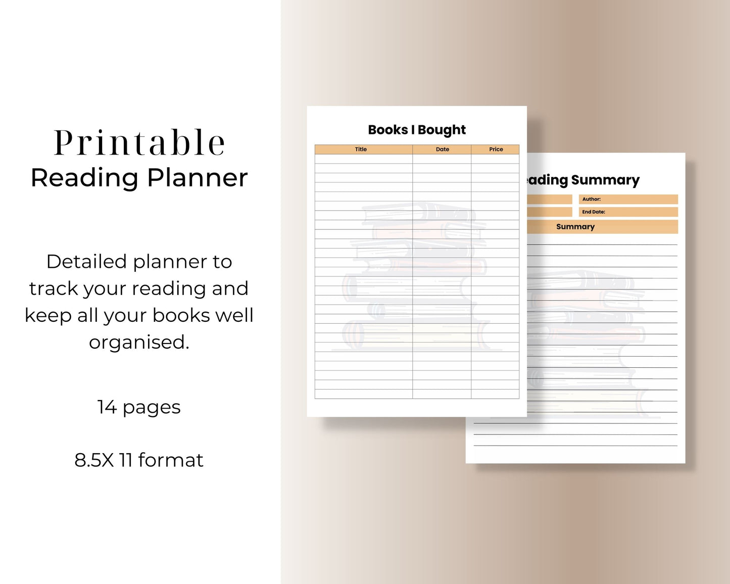 illustration of two pages