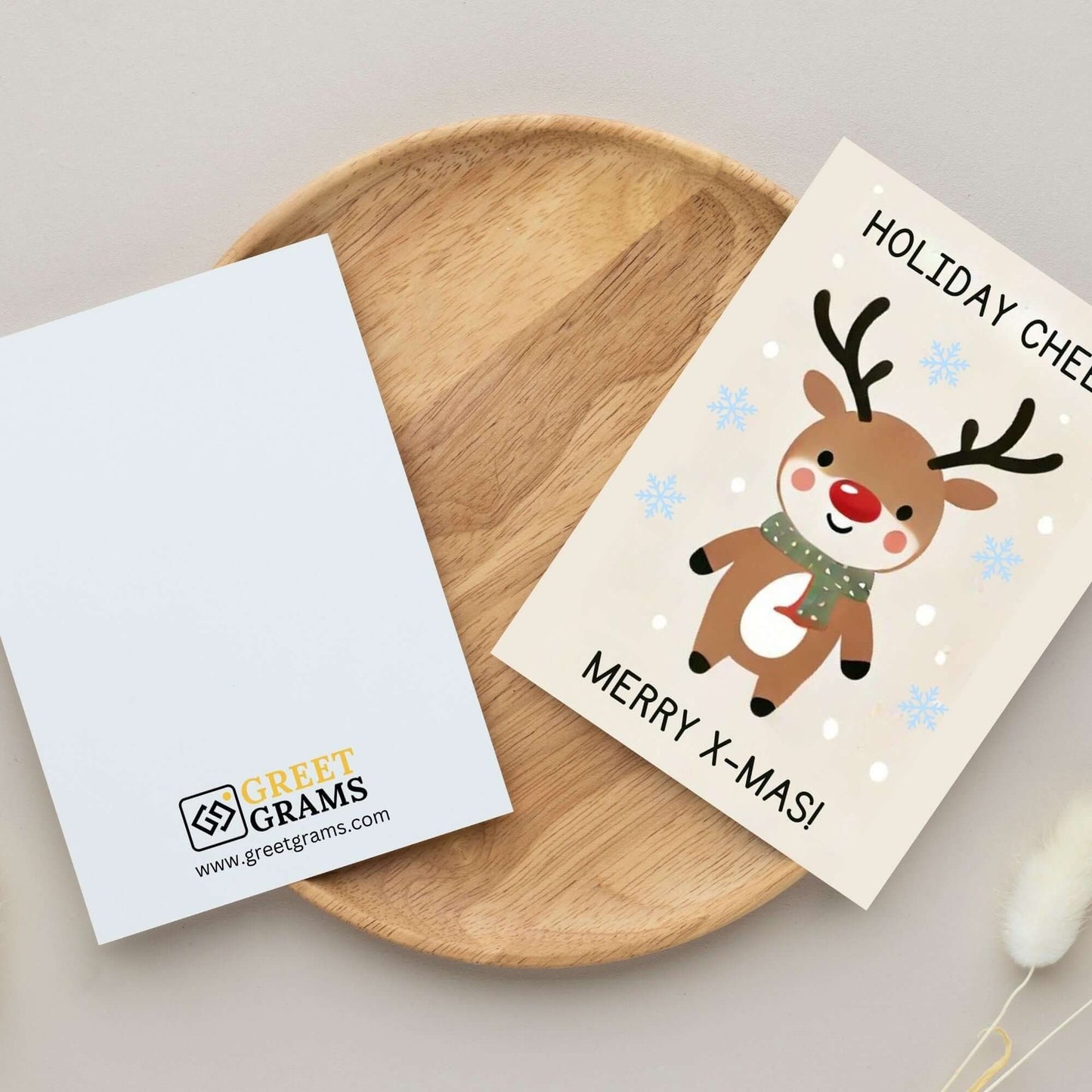 green scarf reindeer