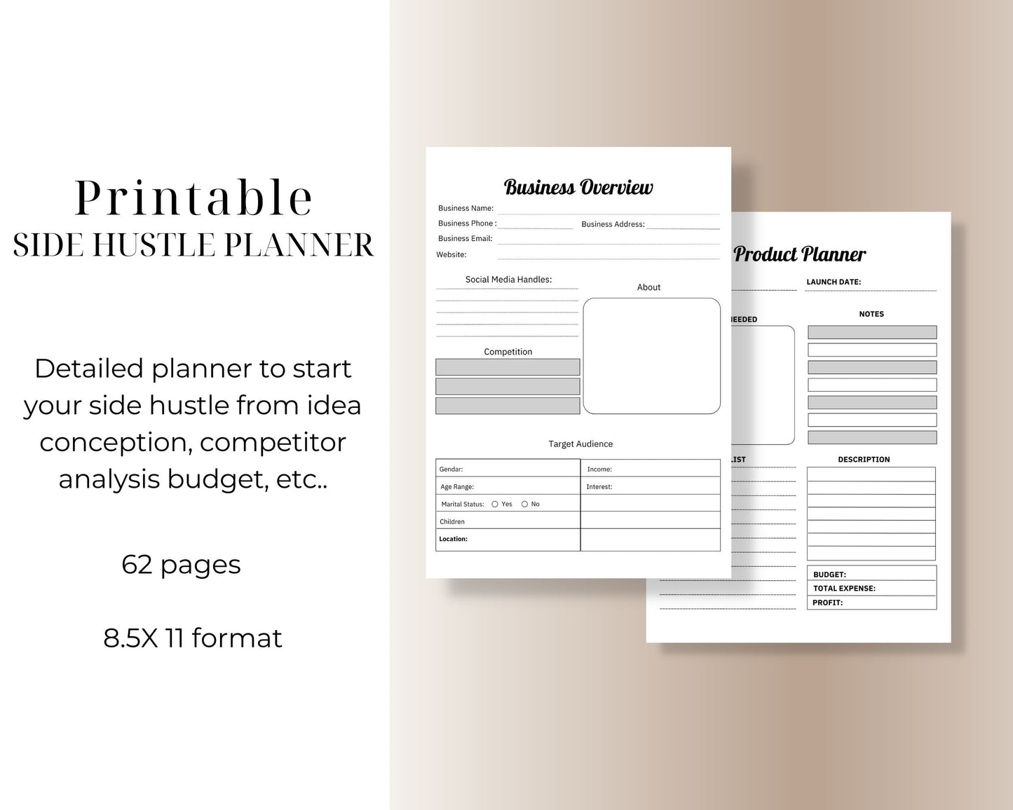 illustration of two pages