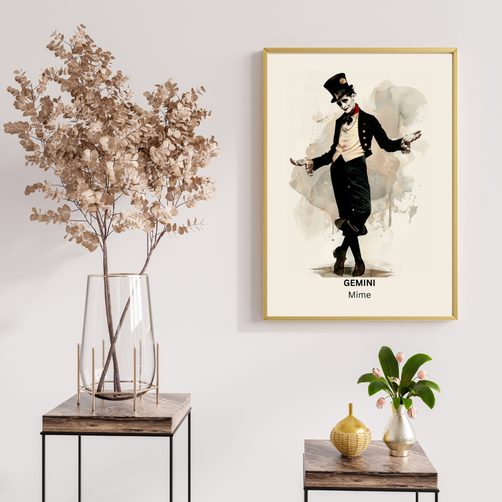 Printable Wall Art- Gemini Male Circus