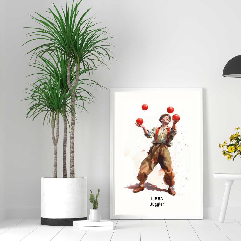 Printable Wall Art- Libra Female Circus