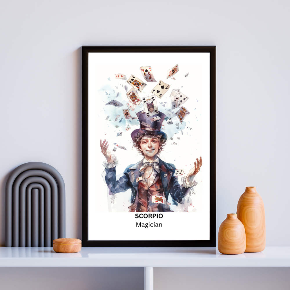 Printable Wall Art- Scorpio Male Circus
