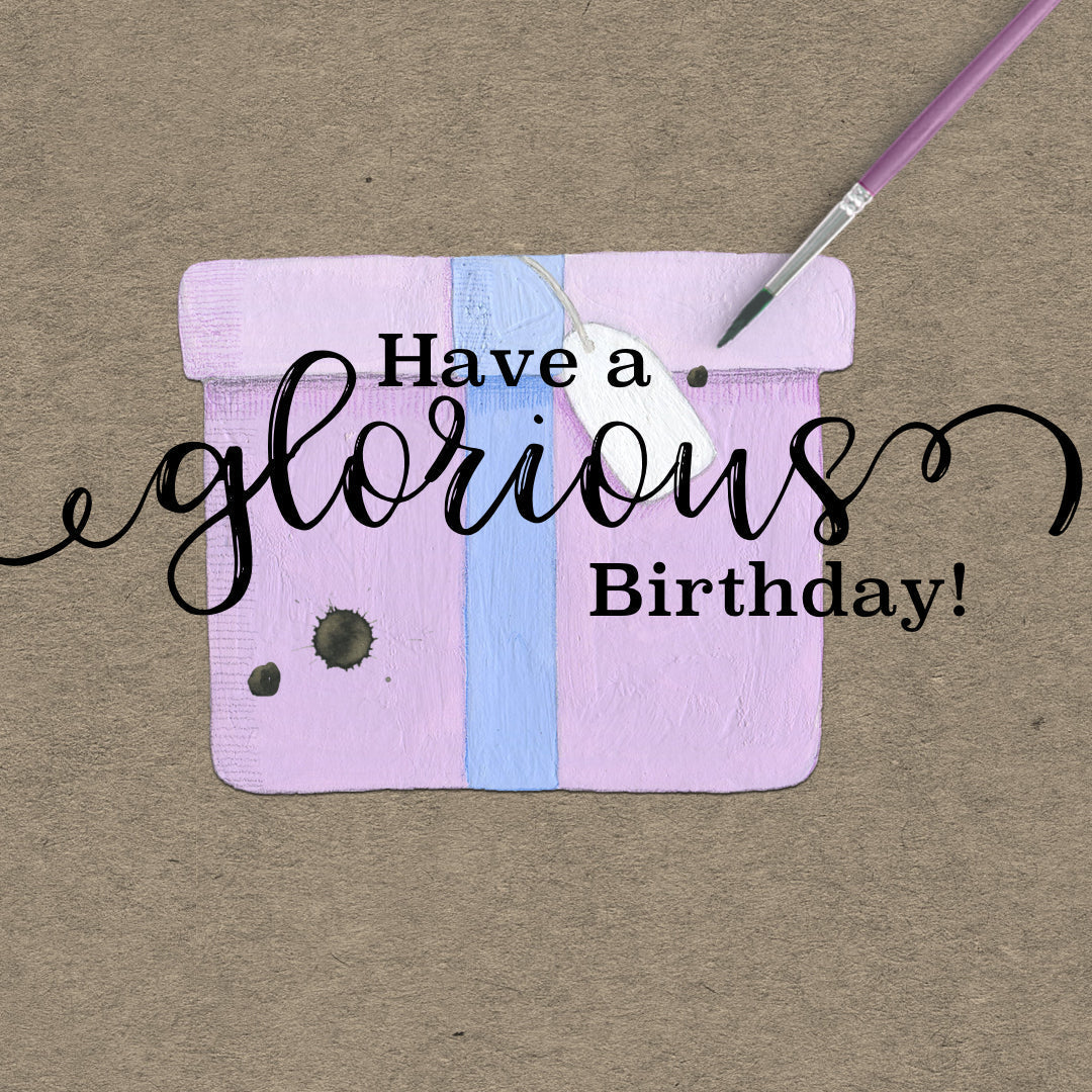 Glorious Present Birthday Card