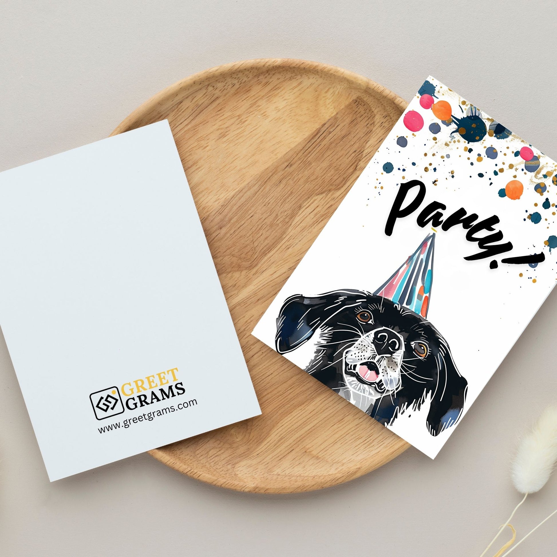 Party Dog Celebration Card