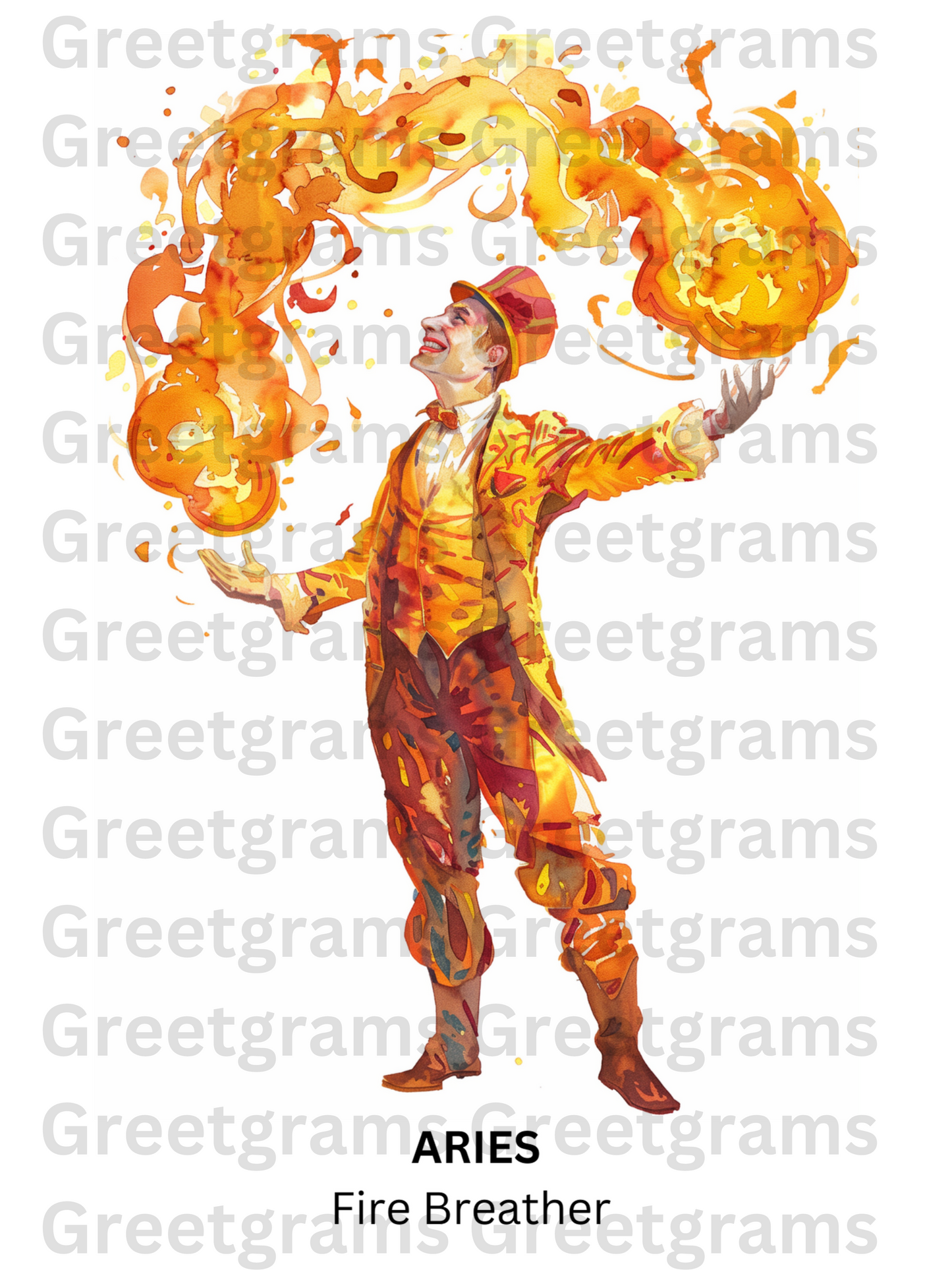 Printable Wall Art- Aries Male Circus