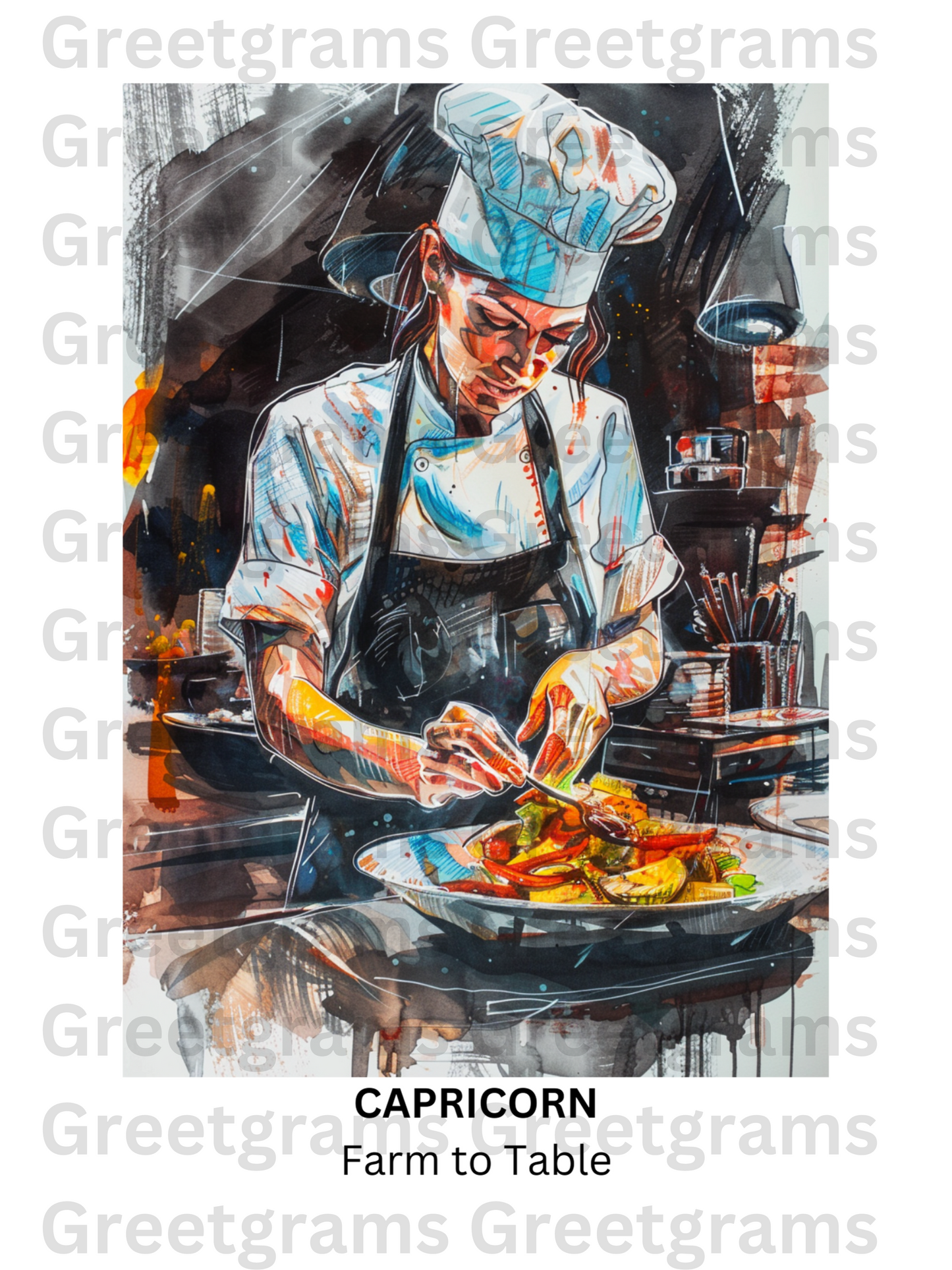  Capricorn Female Chef