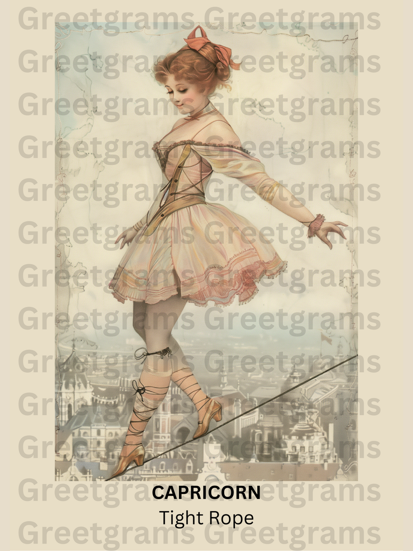 Printable Wall Art- Capricorn Female Circus