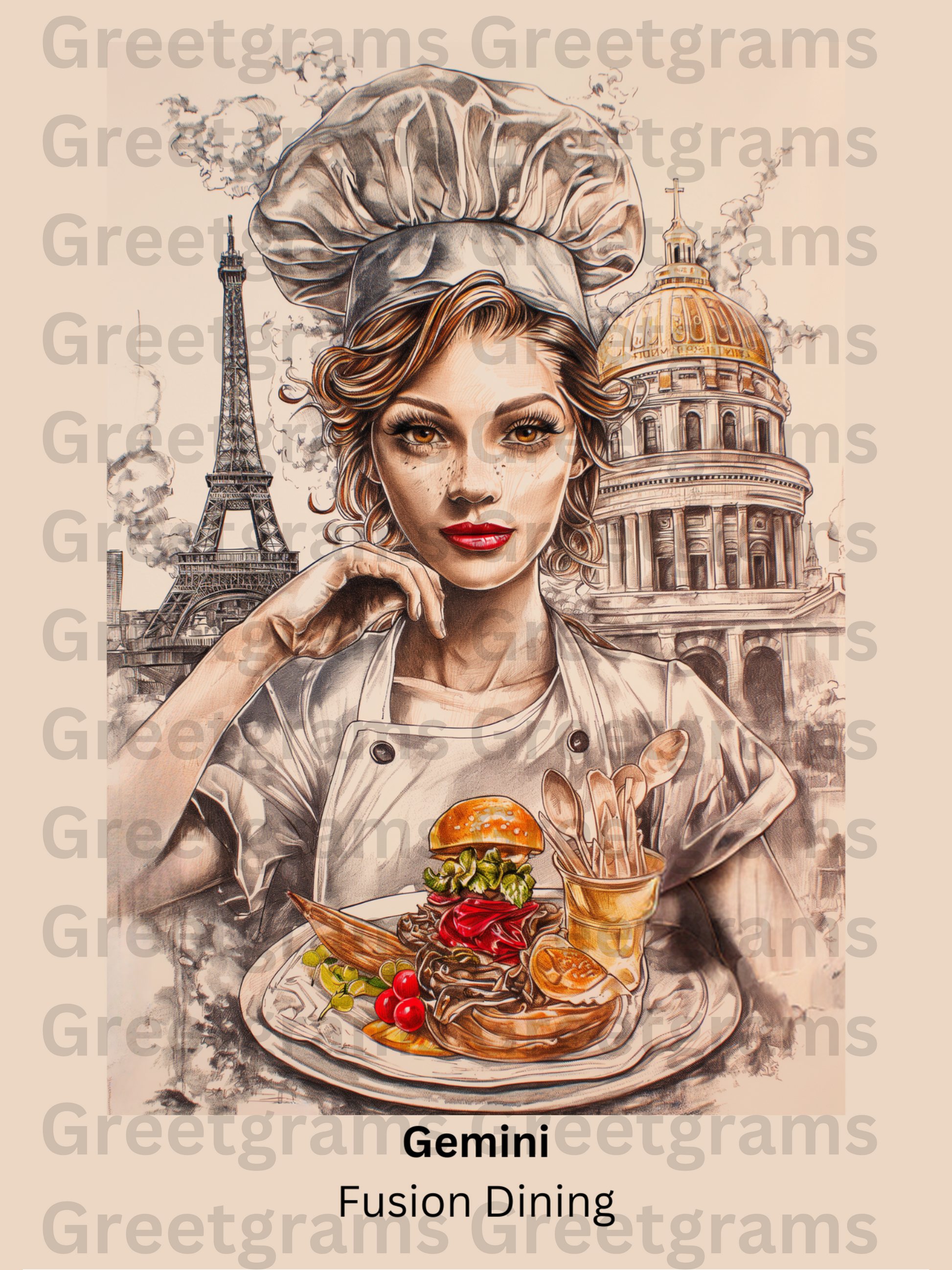 Gemini Female Chef