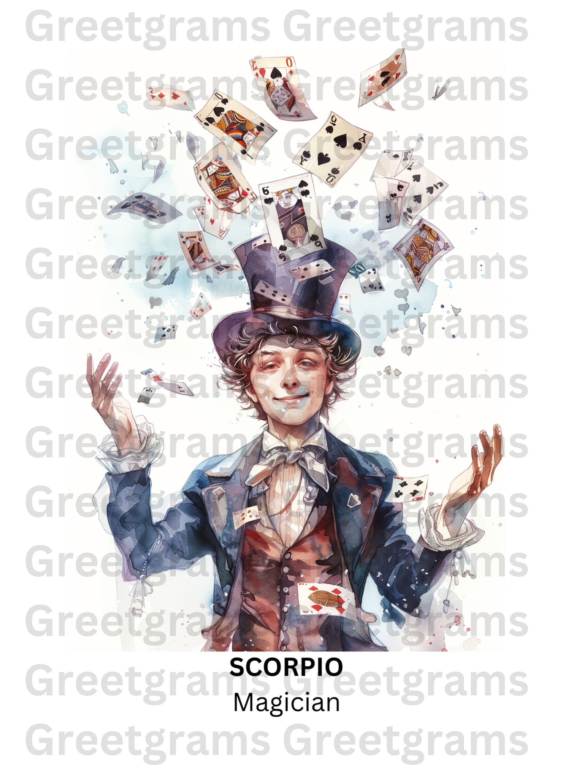 Printable Wall Art- Scorpio Male Circus
