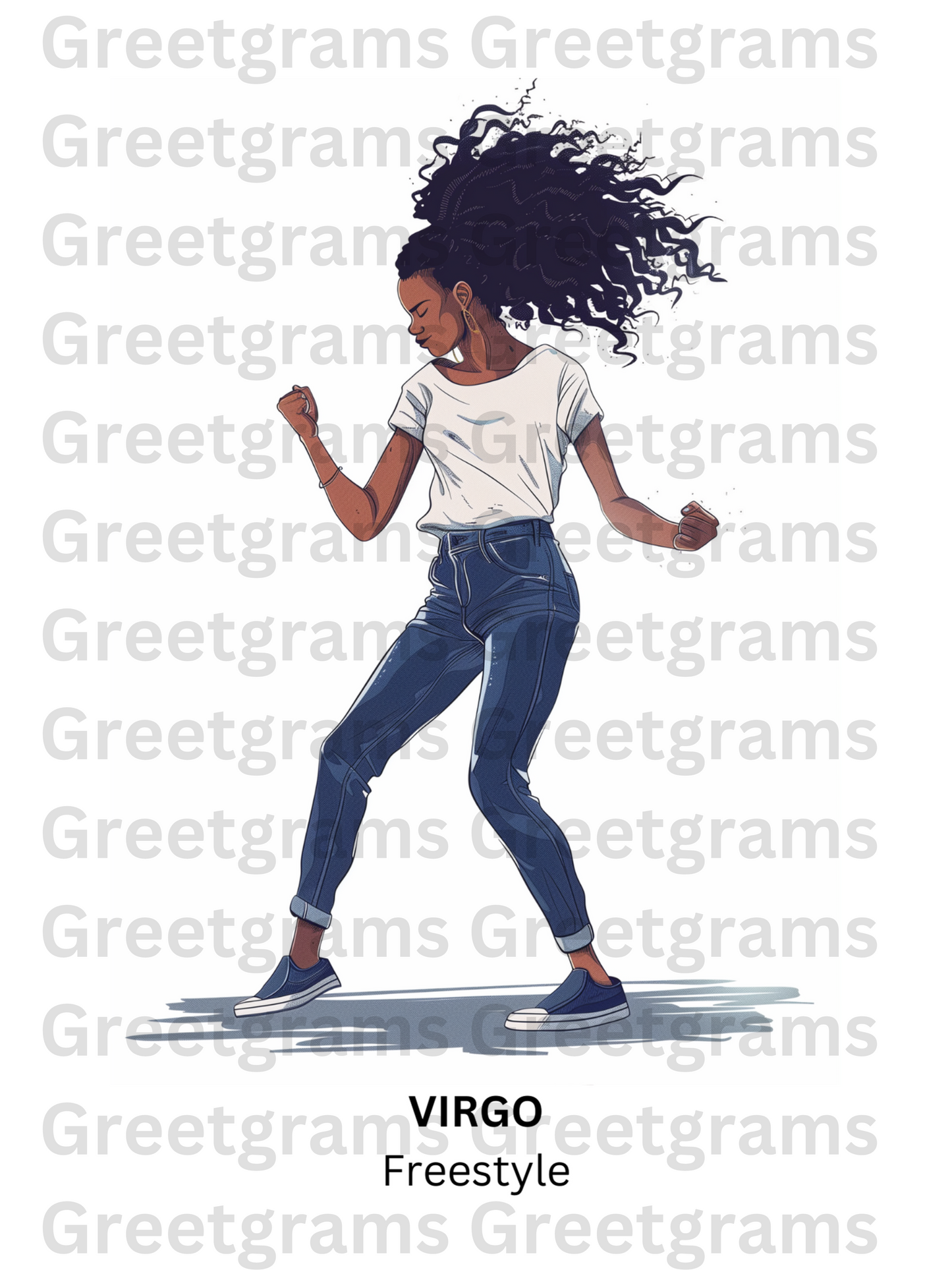 Printable Wall Art- Virgo Female Dance