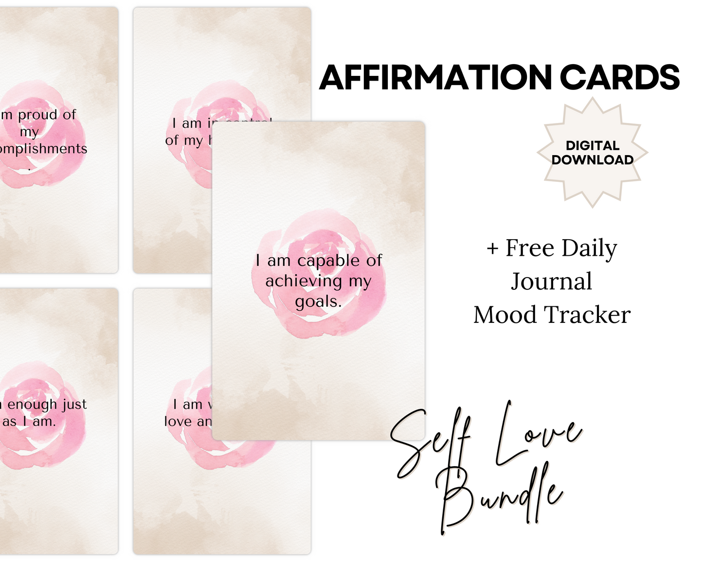 Self-Care Practices - Affirmations Cards_bundel