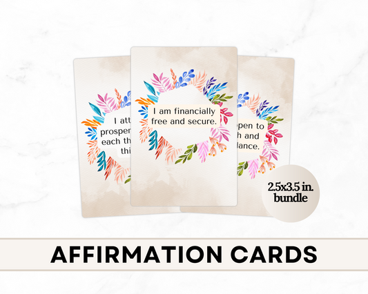 Speak Wealth  - Affirmations Cards