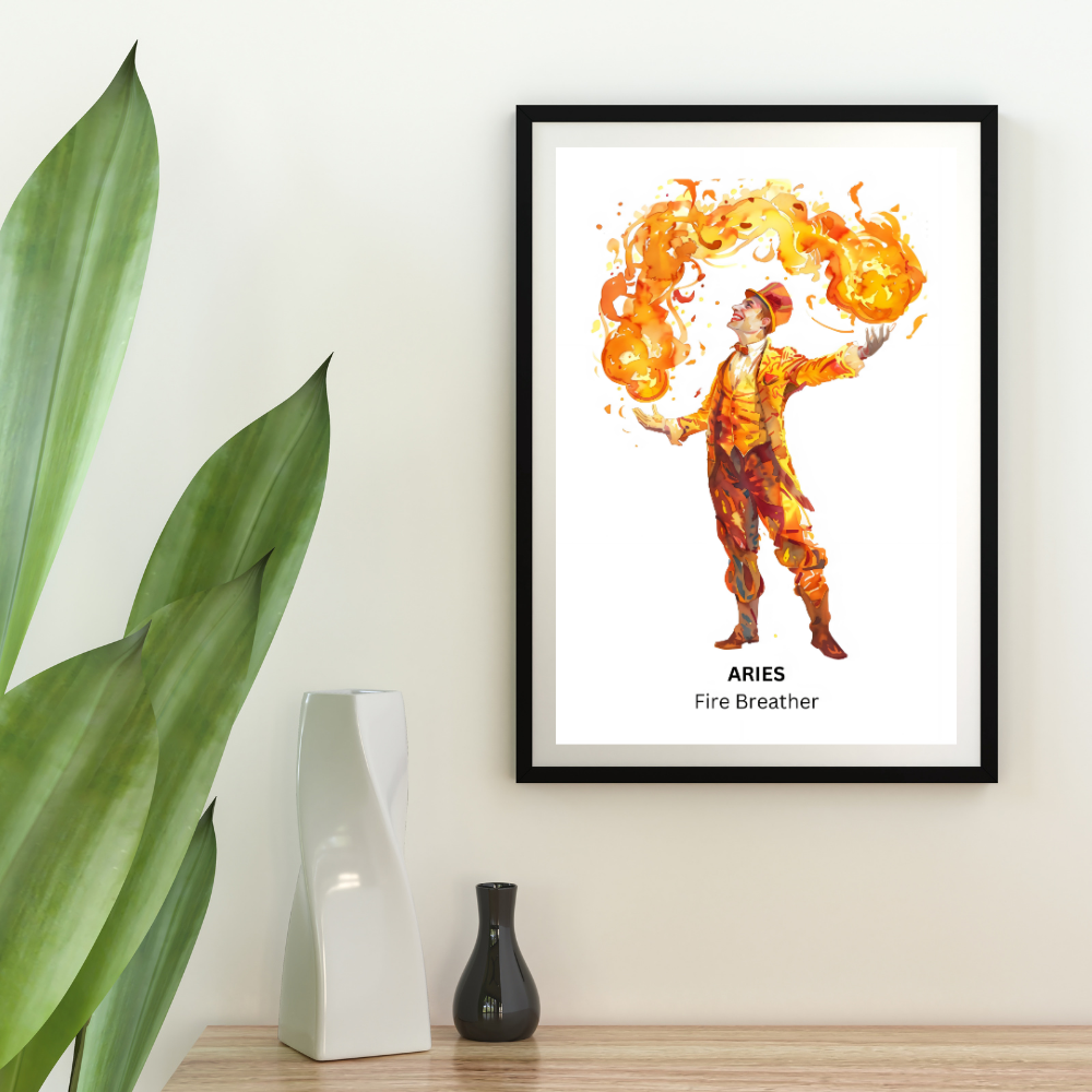 Printable Wall Art- Aries Male Circus