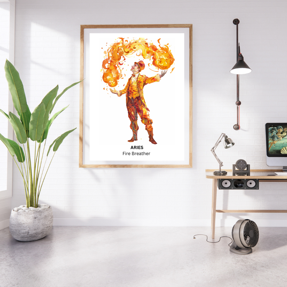 Printable Wall Art- Aries Male Circus