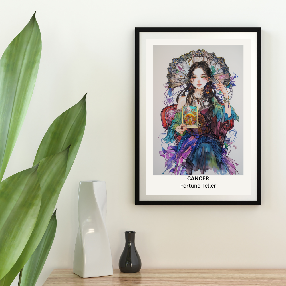 Printable Wall Art- Cancer Female Circus