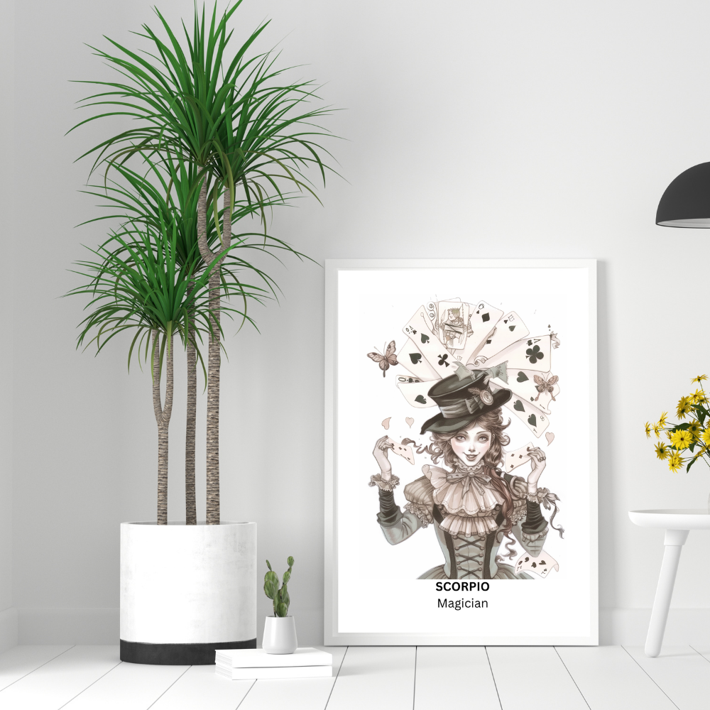 Printable Wall Art- Scorpio Female Circus